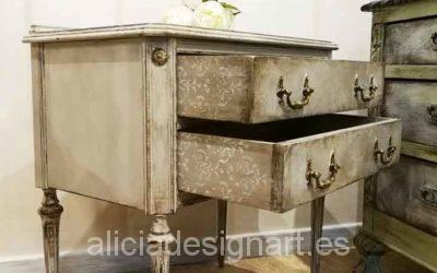 Muebles decorados por encargo: de mesitas clásicas y oscuras a shabby chic luminosas