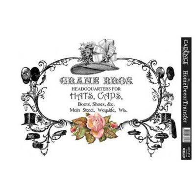 Papel para transfer Grane Bros de Cadence Home Decor ref HDT013 - Taller decoración de muebles antiguos Madrid estilo Shabby Chic, Provenzal, Romántico, Nórdico