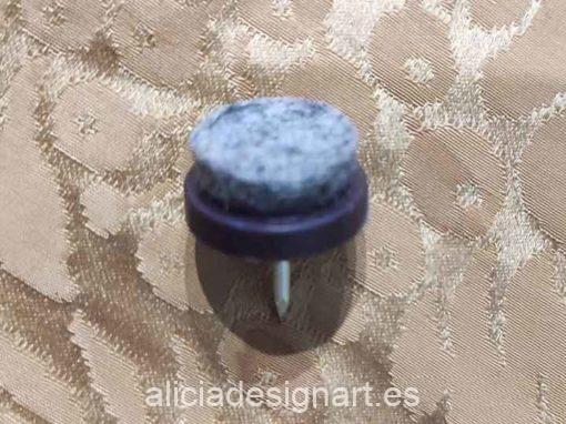 Patines Deslizantes Para Muebles De Teflón PTFE (Pack De 4) - Redondos 40mm, Autoadhesivos, Para Mover Muebles Sin Dañar Suelos