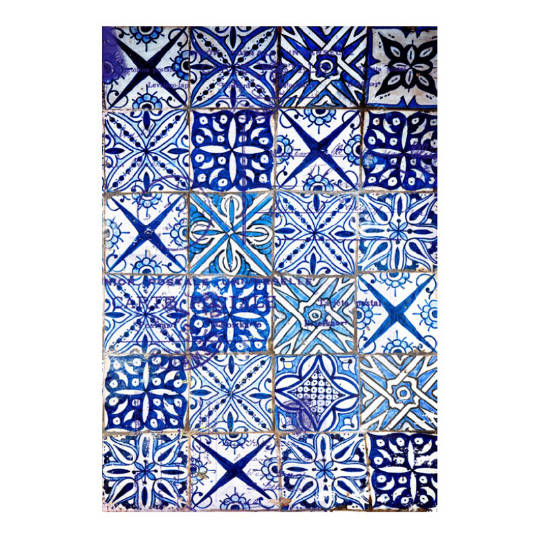 Azulejos Azules 35x50cm TCR26 Ref Papel de arroz Colección Ceramica 