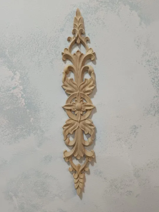 Aplique decorativo de madera con motivos florales Persefone - Taller de decoración de muebles antiguos Alicia Designart Madrid estilo Shabby Chic, Provenzal, Romántico, Nórdico